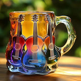 3D-Gitarrenkunst-Tasse