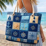 Strandtasche | Nautisches Blau