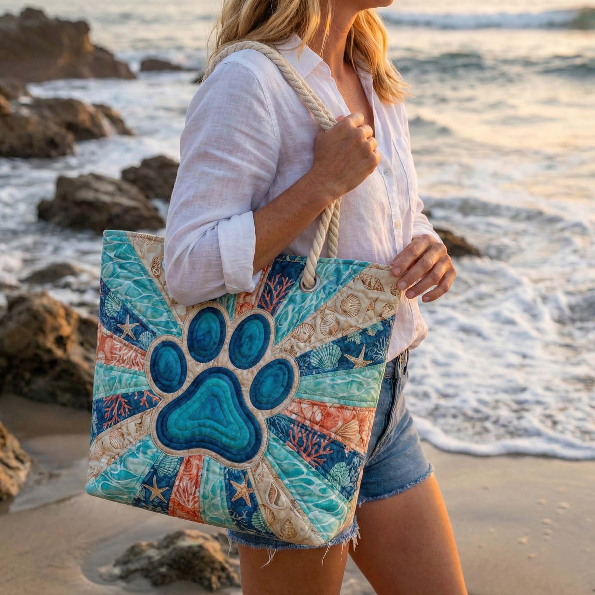 Strandtasche | Pfotenabdruck