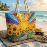Strandtasche | Regenbogen Sonne