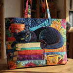Chat Noir Tasche mit Büchern und Tassen