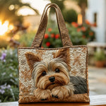 glänzende Yorkie-Tasche