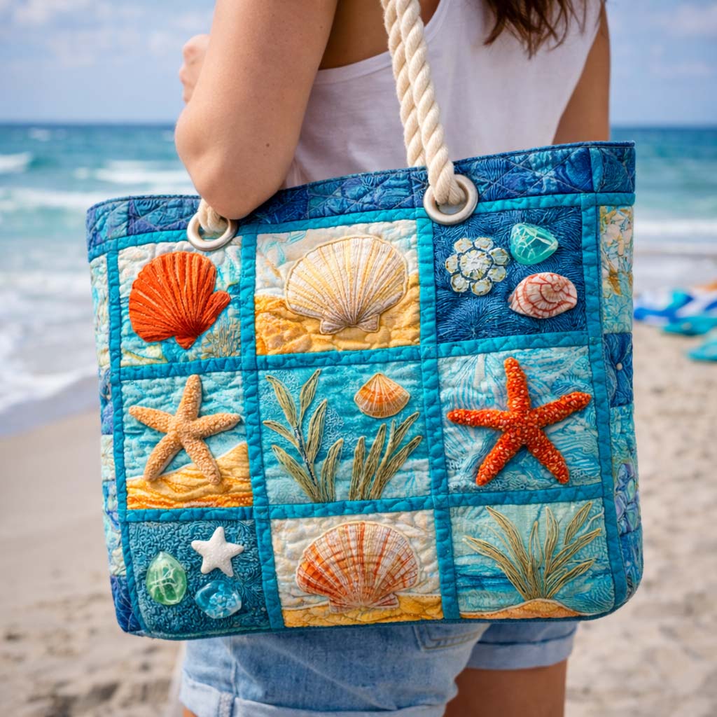 Strandtasche | Küstenmuscheln