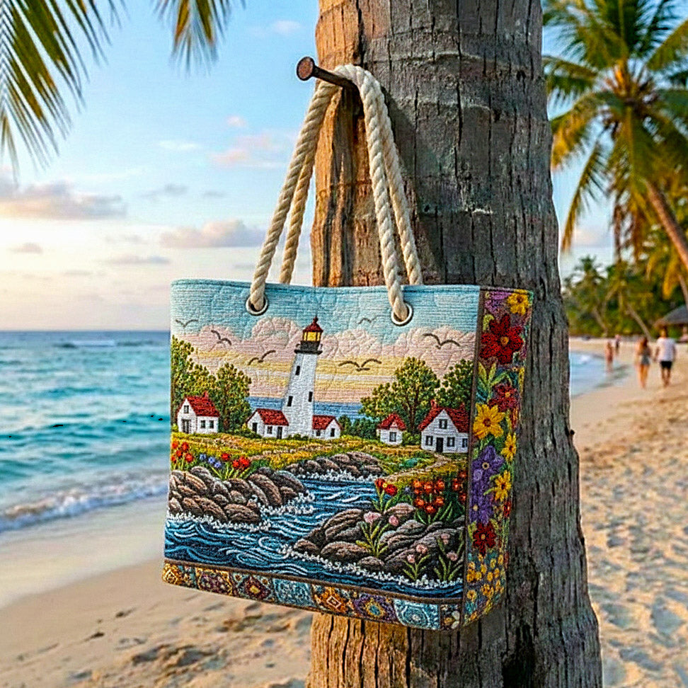 Strandtasche | Leuchtturm Glanz