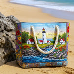 Strandtasche | Leuchtturm Glanz