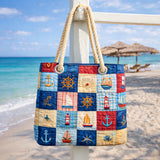 Strandtasche | Marine Patchwork