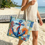 Strandtasche | Nautischer Anker