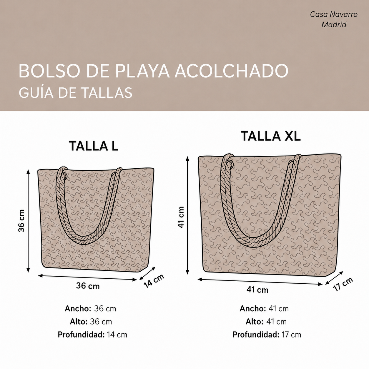 Strandtasche | Pfotenabdruck-Patch