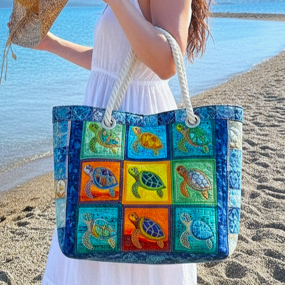 Strandtasche | Ruhige Schildkröte