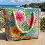 Strandtasche | Tropische Blume