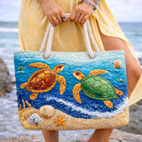 Strandtasche | Tropische Schildkröte