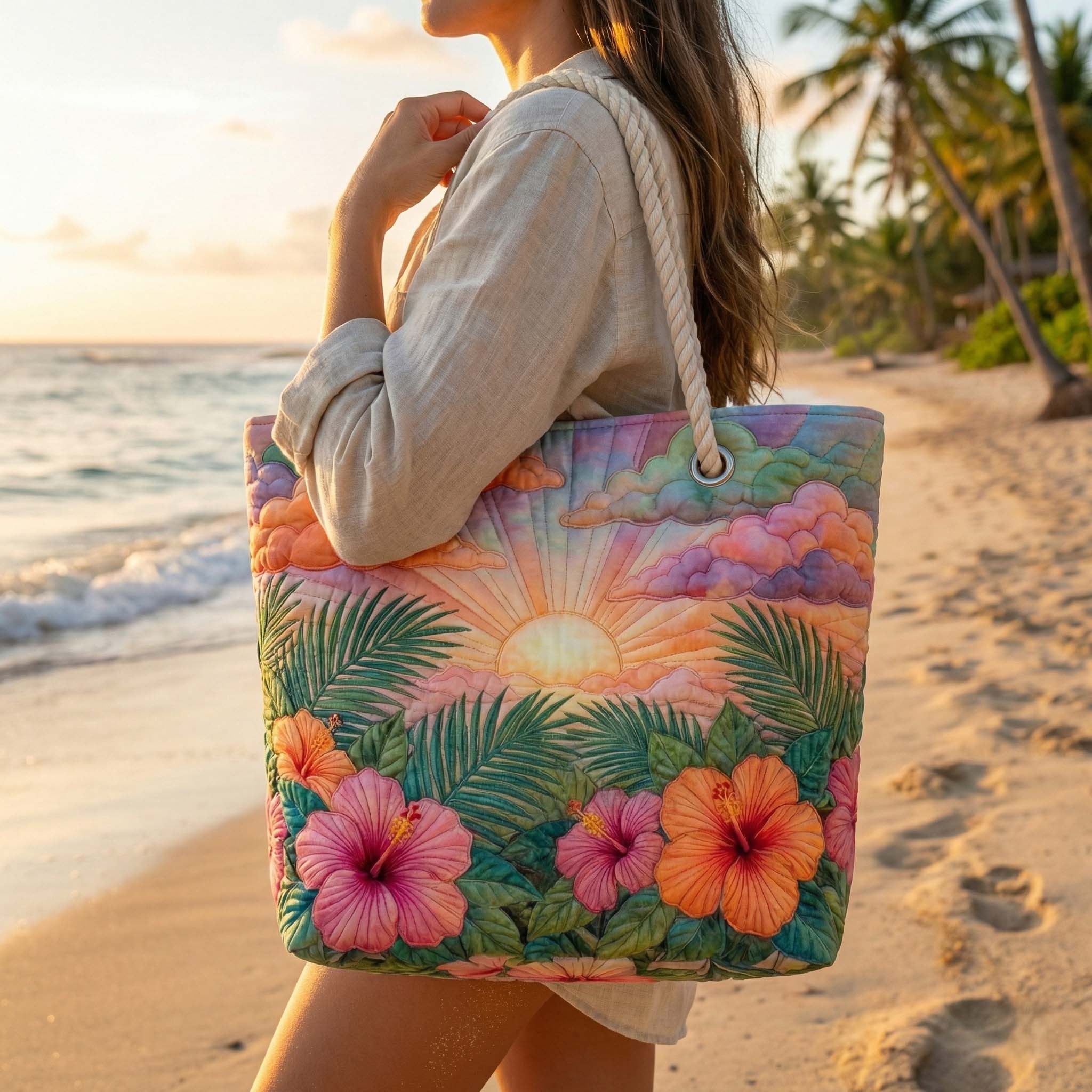 Strandtasche | Tropischer Morgen