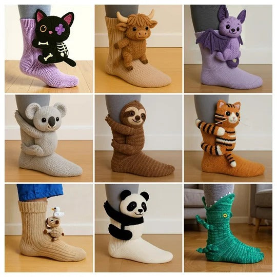 Zoe - Tiermuster Socken